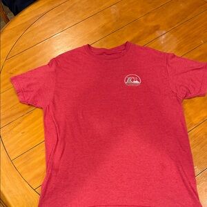 Quiksilver Men's Classic Red Short Sleeve Tee